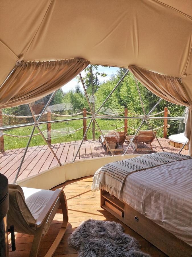 מלון ולהיצה Medve Dome - Luxury Camping In The Middle Of Nature מראה חיצוני תמונה