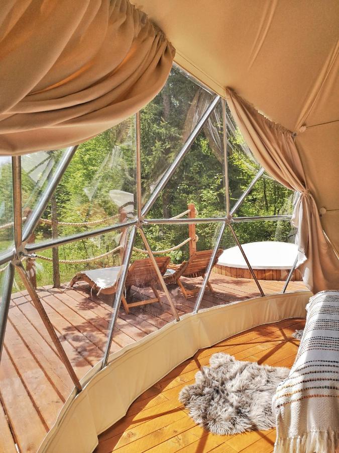 מלון ולהיצה Medve Dome - Luxury Camping In The Middle Of Nature מראה חיצוני תמונה